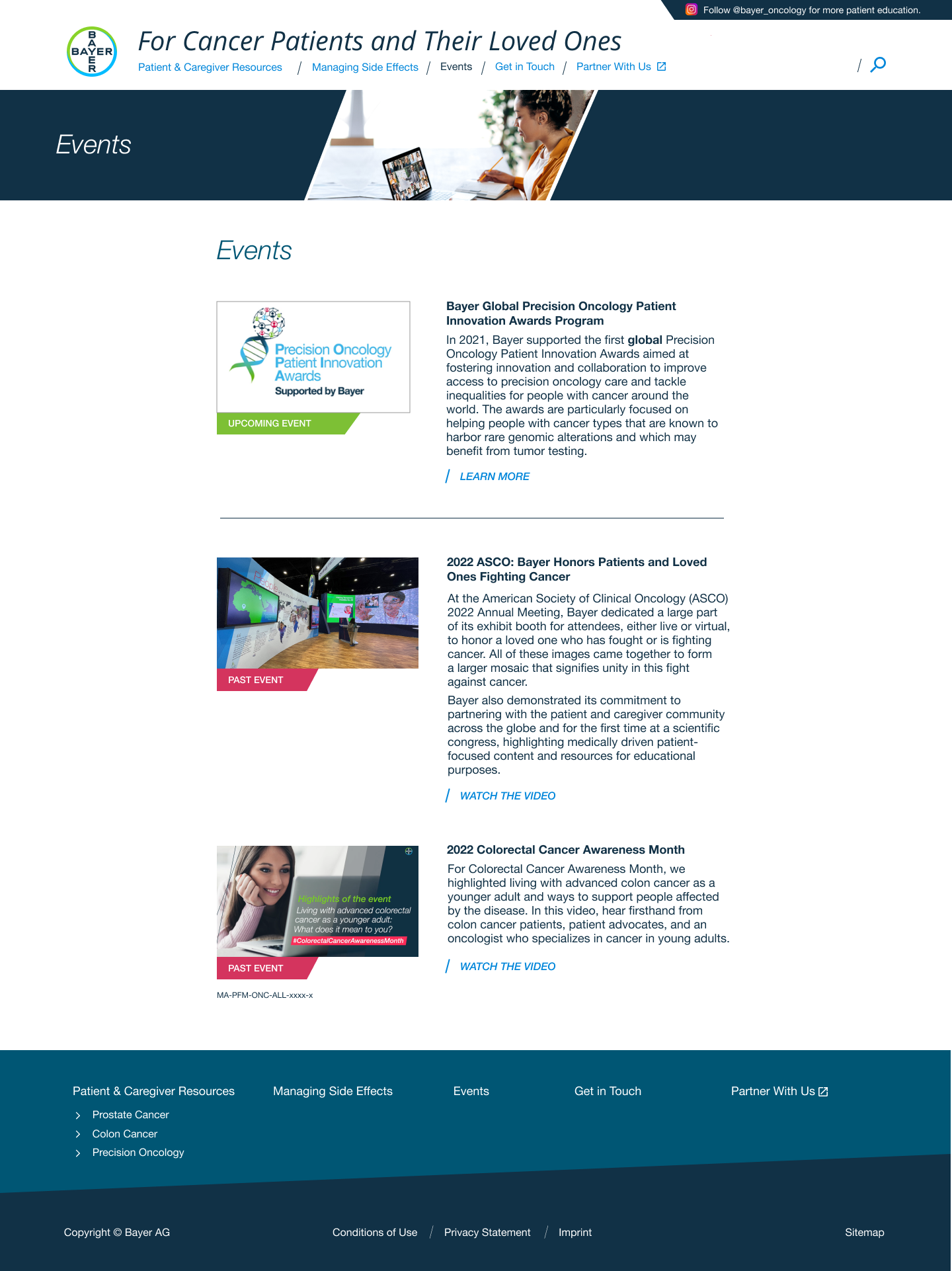 Bayer Pharmaceuticals Web Portal Desktop Design 10